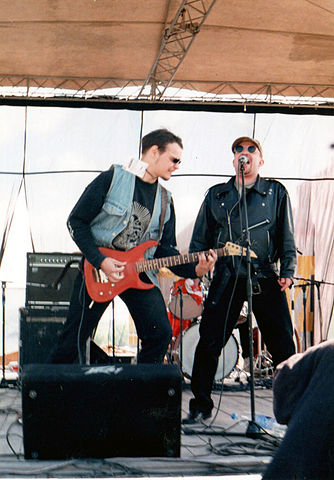 МАЙОР СЕРГЕЕВ на фестивале ''Rock-Line'', Кунгур, 1997 год. Фото: Екатерина Борисова